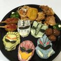 かいとなお's cooksnap of when they made ジュウオウジャー キャラ弁 型紙付.