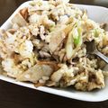 いずみこ's cooksnap of when they made 簡単！ごぼうとひき肉のチャーハン.