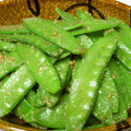 低カロ探検隊's cooksnap of when they made きぬさやのごまあえ.