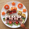 chiichan13's cooksnap of when they made アンパンマンプレート☆１歳の誕生日☆.