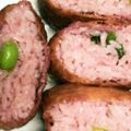 u_mi_n's cooksnap of when they made れんこんときゅうりの赤しそ茶巾いなり.