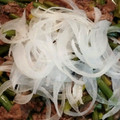 桜月❀咲良mommy's cooksnap of when they made 夏に☆豚こまとニンニクの芽のスタミナ炒め.