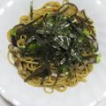 でぶみ★'s cooksnap of when they made ナスときのこの和風パスタ❤にんにく風味.