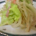 海芽絵留's cooksnap of when they made 5分で☆もやしとレタスのかにかまサラダ.