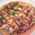 ちおの's cooksnap of when they made ニラたっぷりチヂミ.