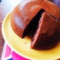 nakageeeee's cooksnap of when they made 炊飯器で簡単^^ココアケーキ.