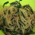 エクストリーマー's cooksnap of when they made ！もやしとニラのピリ辛ナムル！.