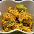 ひなたまま♪♪'s cooksnap of when they made かぼちゃの簡単サラダ.