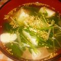 みずみずm's cooksnap of when they made 水菜と豆腐のジンジャースープ.