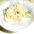 白いぐれーぷ's cooksnap of when they made *きゅうり&なめたけ*の冷奴♪.
