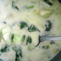 cooking7's cooksnap of when they made 鍋リメイク★青梗菜(小松菜)のクリーム煮.