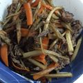 じゅびの's cooksnap of when they made 和味☆牛ごぼうきんぴら.