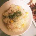 ちぴmnt's cooksnap of when they made 炊飯器で簡単♫塩バターピラフ.