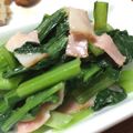 みんにょんぼん's cooksnap of when they made 子供大好き♪小松菜のガーリックバター炒め.