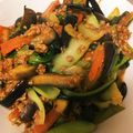 ここひなママ♡'s cooksnap of when they made ♪ナスとチンゲン菜のウマ辛炒め♪.
