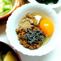 賢くんママ's cooksnap of when they made 納豆の塩昆布和え.