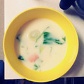 クックJTO811☆'s cooksnap of when they made 簡単☆鮭とほうれん草の和風ミルクスープ.