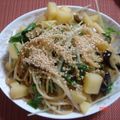 cocokame's cooksnap of when they made 水菜とじゃが芋の和風パスタ.