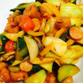 プラヤム's cooksnap of when they made 胡瓜と青梗菜とトマトのイタリアン風炒め.