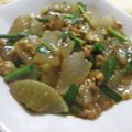 miyuki12's cooksnap of when they made ☆大根と合挽き肉のカレー煮☆.