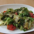 きらり流れ星's cooksnap of when they made レタスとトマトのコンソメ炒め♪.