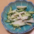 きらり流れ星's cooksnap of when they made ちくわときゅうりのワサビマヨ和え.
