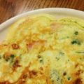 bisai's cooksnap of when they made 簡単♡ほうれん草とハムチーズのパンケーキ.