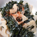 kimimaruo's cooksnap of when they made れんこんとわかめの練りごまマヨ和え.