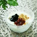 Dellaたん's cooksnap of when they made 黒豆きな粉ヨーグルト＋ジャム.