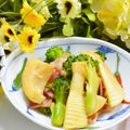 ❀あおい❀'s cooksnap of when they made 筍とブロッコリーのオイスターソース炒め.