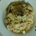 ma___111's cooksnap of when they made 筍と長ネギのさっぱりクリームパスタ.