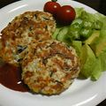 ma～chan's cooksnap of when they made 豆腐ハンバーグ～ひじきの煮物を使って～.
