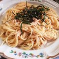 Hatchee88's cooksnap of when they made 子どもにも大好評♡絶品たらこパスタ.
