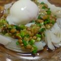 ☆みぃすけ☆'s cooksnap of when they made 温玉のせて♡梅入りイカ納豆.