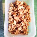 burokko's cooksnap of when they made 生姜入りで美味しい☆塩鯖のそぼろ.