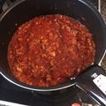 な〜☆'s cooksnap of when they made 【絶品】お肉ゴロゴロ 極上ミートソース♪.