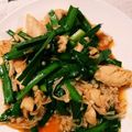 myurinrin's cooksnap of when they made 鶏ささみとニラのピリ辛炒め.