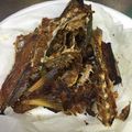 おくとぱすがーでん's cooksnap of when they made アジの骨せんべい.