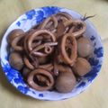 ひトみ's cooksnap of when they made 里芋&イカの煮物.
