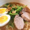 ぺっぺぺ72's cooksnap of when they made *豆苗でスタミナラーメン*.