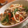 しょみ一's cooksnap of when they made ☆麺つゆde簡単焼きうどん☆.