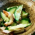 nammy's cooksnap of when they made きゅうりとちくわのごま酢和え.