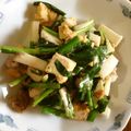 バニモン's cooksnap of when they made 厚揚げ入り、豚肉とニラのシャクシャク炒め。.