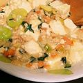 tae★man's cooksnap of when they made ■マイルドな♪ホットミルク麻婆豆腐■.