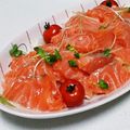 nol826's cooksnap of when they made サーモンのカルパッチョ.