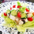 keiO3's cooksnap of when they made 豆腐で♡おもてなしグリークサラダ.
