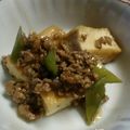 クック5Q7XSX☆'s cooksnap of when they made ほっこり◎厚揚げのひき肉和風餡かけ◎.