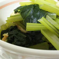 あみさくら's cooksnap of when they made あっさり小松菜と油揚げのお浸し.