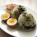 ぎまーる's cooksnap of when they made 大人味？ザーサイと韓国のりのおにぎり.