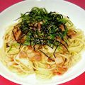 ﾁｪﾘﾑ's cooksnap of when they made 疲労回復☆梅干とベーコンのスパゲティー♪.